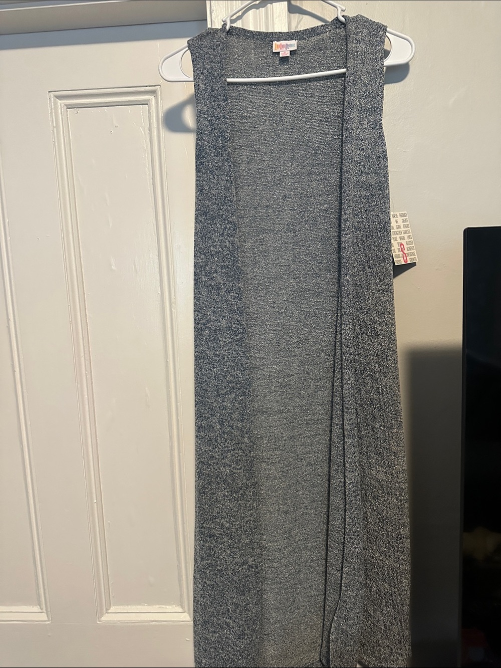 LuLaRoe Grey Sleeveless Maxi Duster